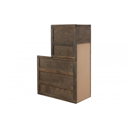 Coaster Wrangle Hill 4-Drawer Stairway Chest - Gun Smoke