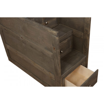 Coaster Wrangle Hill 4-Drawer Stairway Chest - Gun Smoke