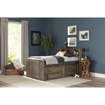 Coaster - Wrangle Hill Twin Storage Bed in Gun Smoke