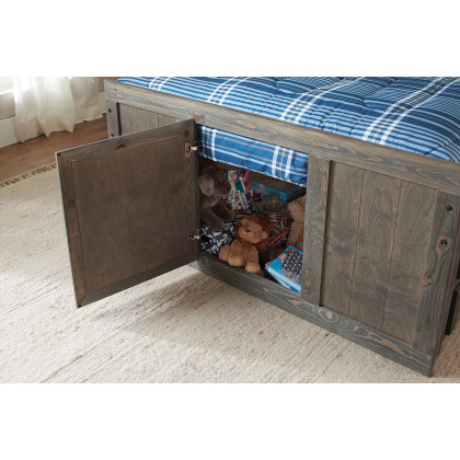 Coaster - Wrangle Hill Twin Storage Bed in Gun Smoke