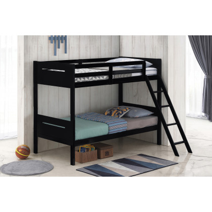 Coaster Littleton Twin/Twin Bunk Bed - Black