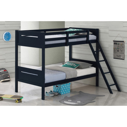 Coaster Littleton Twin/Twin Bunk Bed - Blue