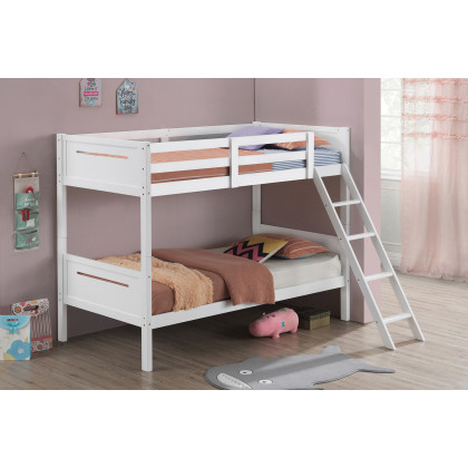 Coaster Littleton Twin/Twin Bunk Bed - White