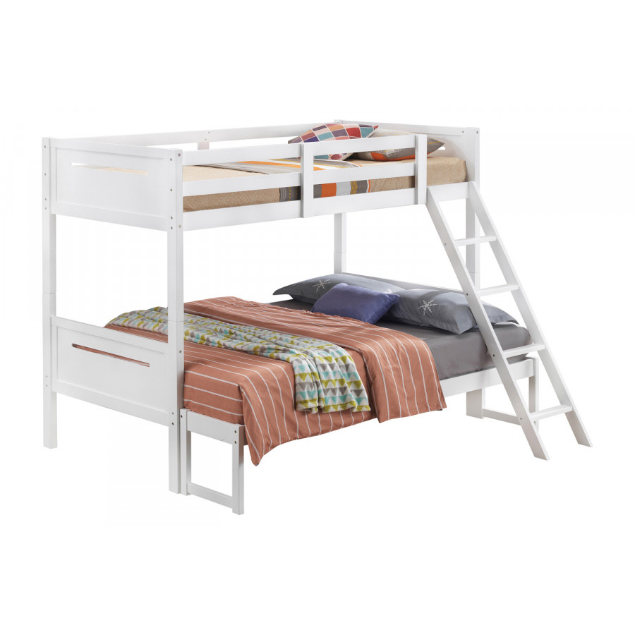 Coaster Littleton Twin/Full Bunk Bed - White