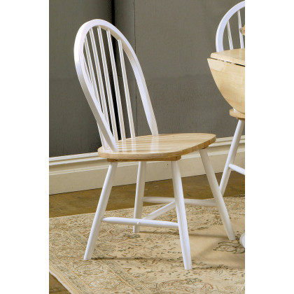 Coaster - Windsor Side Chairs (Set Of 4) in Natural Brown/White