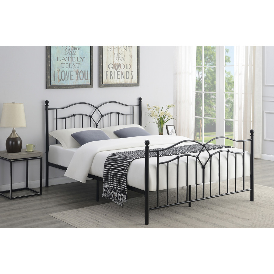 Coaster - Klossen Metal Queen Bed in Black