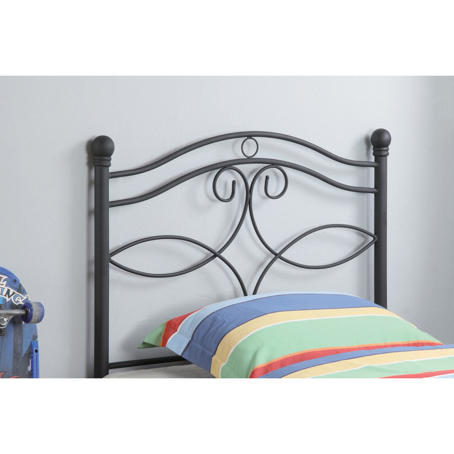 Coaster - Twin Metal Headboard in Matte Black