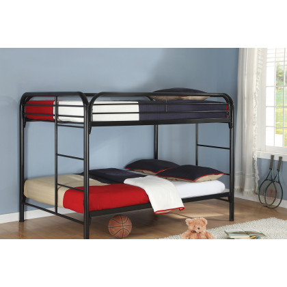 Coaster - Morgan Full Over Full Bunk Bed in Black