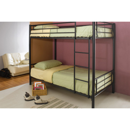 Coaster Hayward Twin Over Twin Bunk Bed - Silver