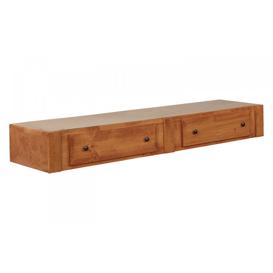 Coaster Wrangle Hill 2-Drawer Under Bed Storage - Amber Wash