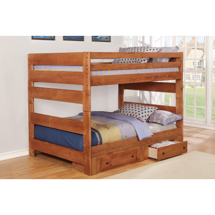 Coaster Wrangle Hill 2-Drawer Under Bed Storage - Amber Wash