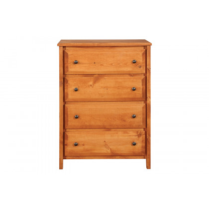 Coaster Wrangle Hill 4-Drawer Chest - Amber Wash