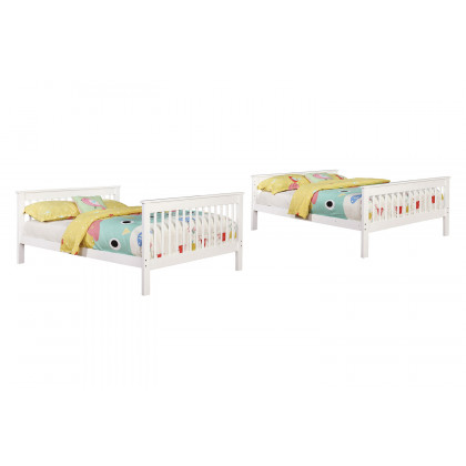 Coaster Chapman Full Over Full Bunk Bed - White