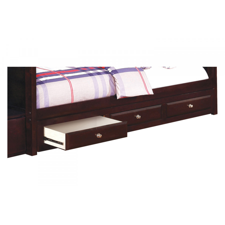 Coaster - Elliott 3-Drawer Under Bed Storage in Cappuccino