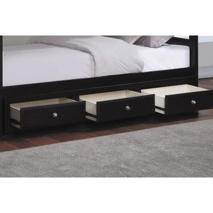 Coaster - Elliott 3-Drawer Under Bed Storage in Cappuccino