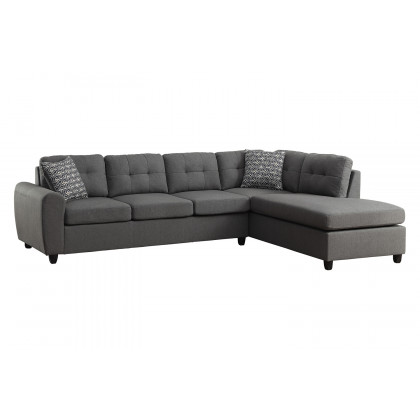 Coaster Stonenesse Tufted Sectional - Gray
