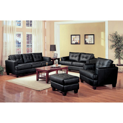 Coaster - Samuel Upholstered Tufted Living Room Set