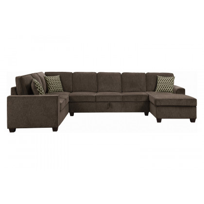 Coaster - Provence Storage Sectional in Brown