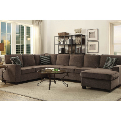Coaster - Provence Storage Sectional in Brown