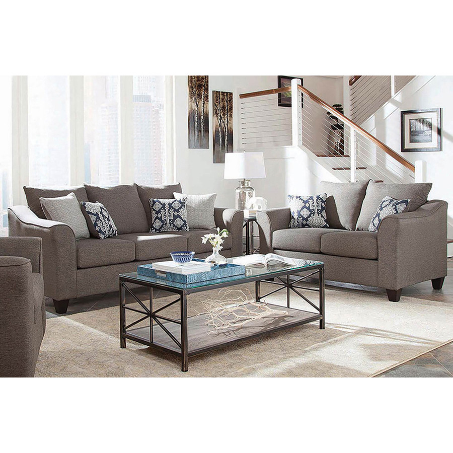 Coaster - Salizar Upholstered Flared Arm Living Room Set