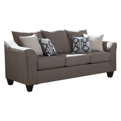 Coaster Salizar Upholstered Flared Arm Living Room Set with Chair - Gray
