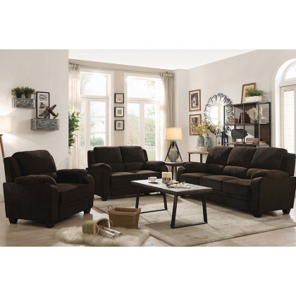 Coaster Northend Upholstered Sofa - Chocolate