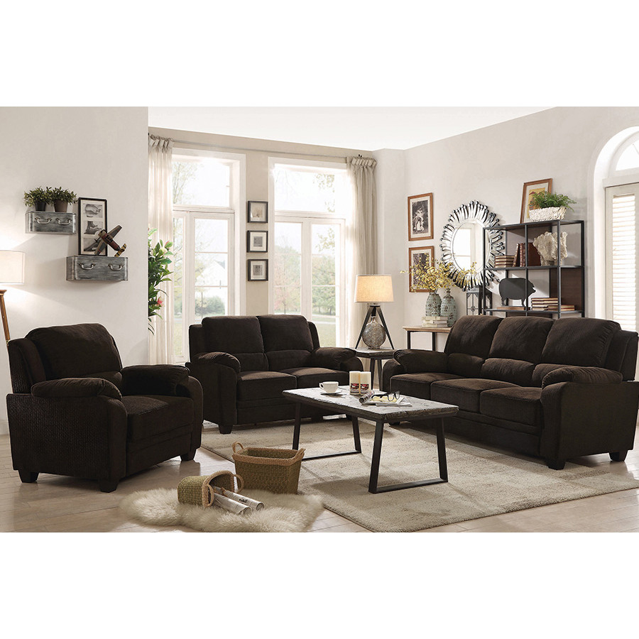 Coaster - Northend Upholstered Pillow Top Arm Living Room Set