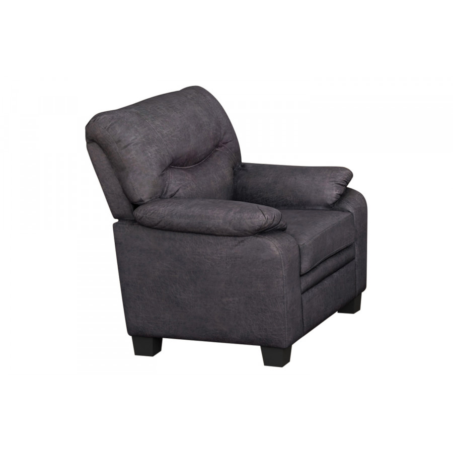 Coaster - Meagan Pillow Top Arms Upholstered Chair in Charcoal