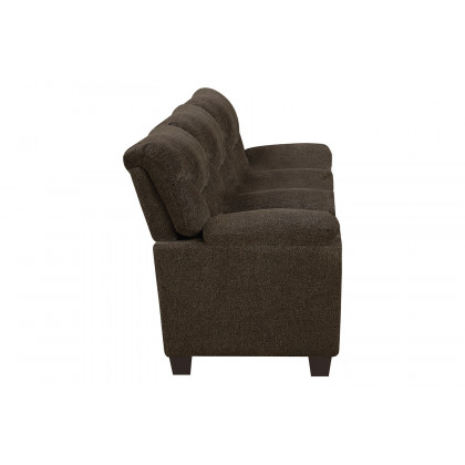 Coaster Clemintine Upholstered Sofa with Nailhead Trim - Brown