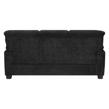 Coaster Clemintine Upholstered Sofa with Nailhead Trim - Graphite