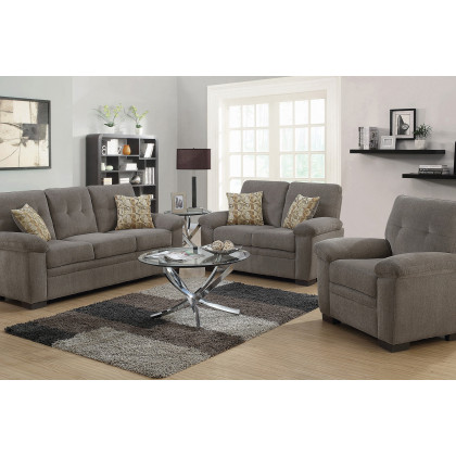 Coaster Fairbairn Upholstered Sofa - Oatmeal