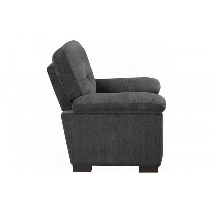 Coaster Fairbairn Upholstered Sofa - Charcoal