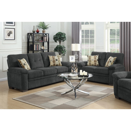 Coaster - Fairbairn Upholstered Tufted Living Room Set