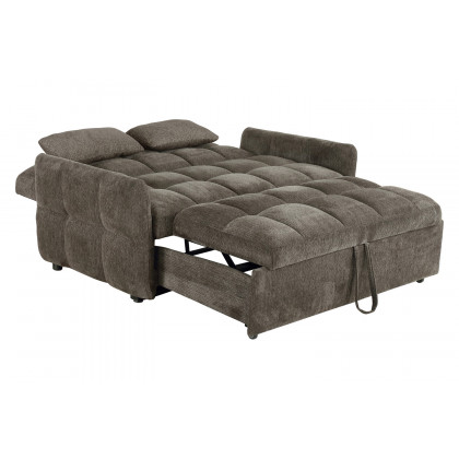 Coaster Cotswold Tufted Cushion Sleeper Sofa Bed - Brown