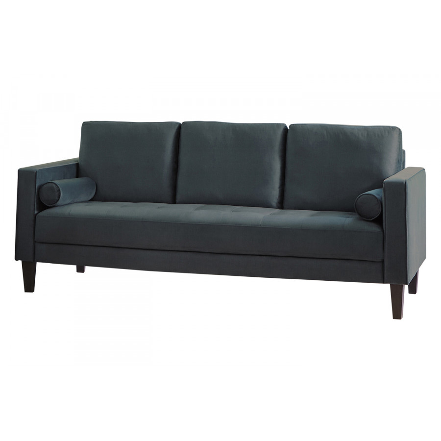 Coaster - Gulfdale Cushion Back Upholstered Sofa in Dark Teal