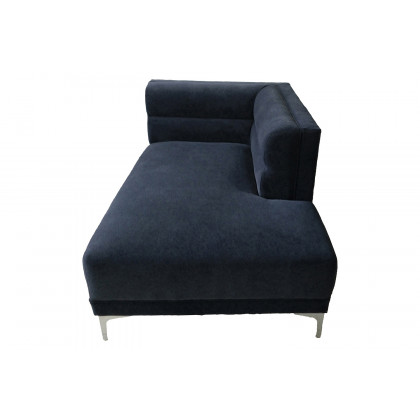 Coaster - Hetfield Upholstered Channeled Tufted Sectional in Indigo