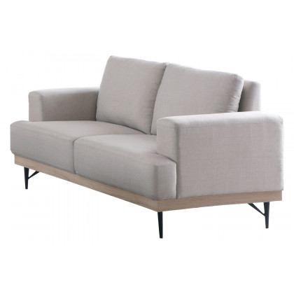 Coaster - Kester Recessed Track Arm Loveseat in Beige