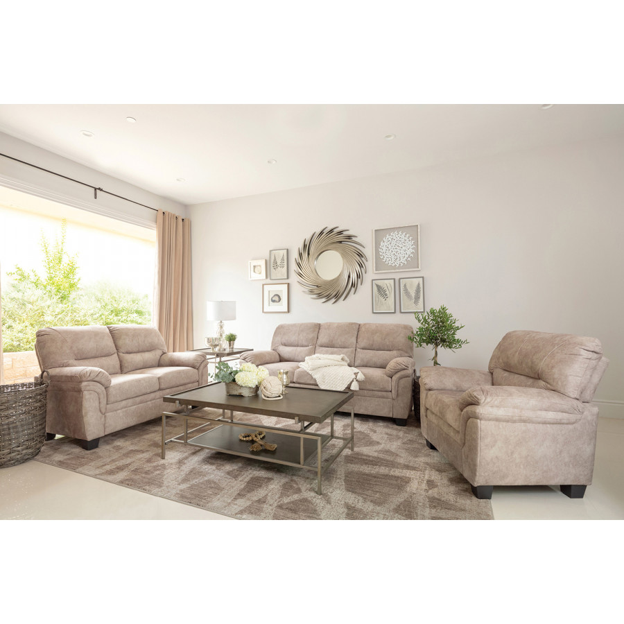 Coaster - Holman Pillow Top Arm Loveseat in Beige