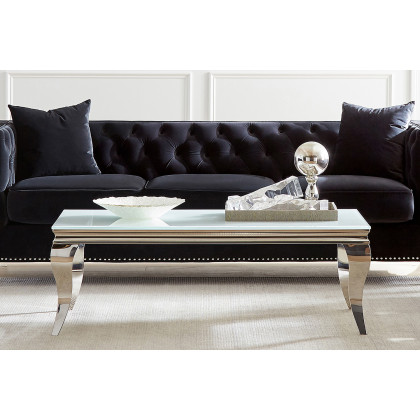 Coaster - Delilah Upholstered Tufted Tuxedo Arm Sofa in Black