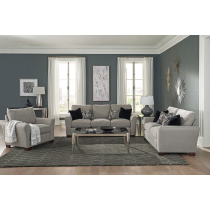 Coaster - Drayton Flared Arm Upholstered Sofa in Warm Gray