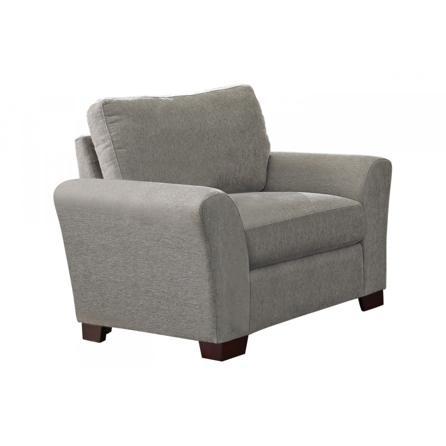 Coaster - Drayton Flared Arm Upholstered Chair in Warm Gray