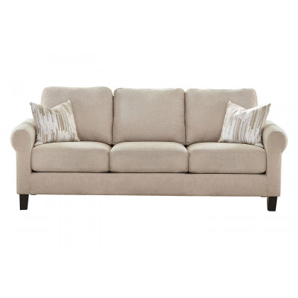 Coaster - Nadine Upholstered Round Arm Sofa in Oatmeal