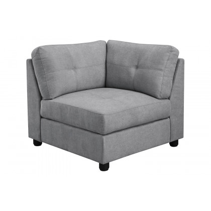 Coaster - 7-Piece Upholstered Modular Tufted Sectional in Dove