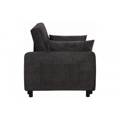 Coaster - Underwood Tufted Sleeper Sofa Bed in Charcoal