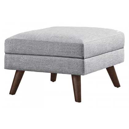 Coaster - 6-Piece Upholstered Modular Tufted Sectional in Gray/Walnut