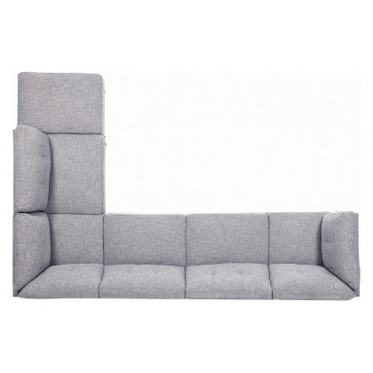 Coaster - Churchill Button Tufted Armless Chair in Gray