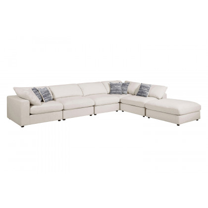 Coaster 6-Piece Upholstered Modular Sectional - Beige