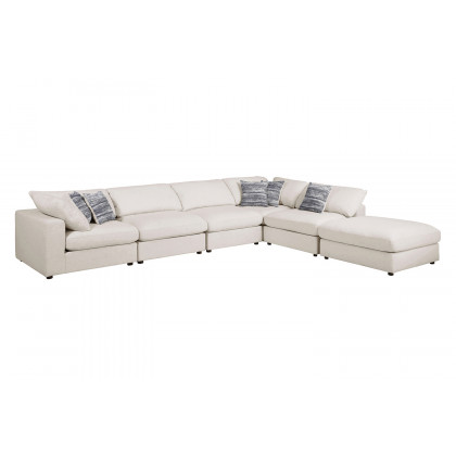 Coaster 6-Piece Upholstered Modular Sectional - Beige
