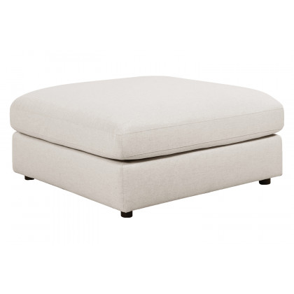 Coaster Serene 4-Piece Upholstered Modular Sectional - Armless Chair, 2 Corners And Ottoman, Beige