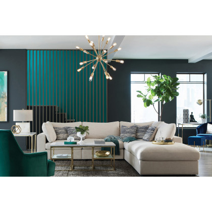 Coaster - 551321-SETB Serene 4-Piece Upholstered Modular Sectional